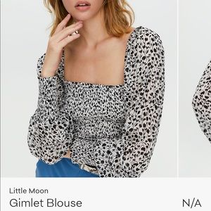 Aritiza little moon gimlet blouse